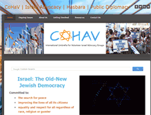 Tablet Screenshot of cohav.org
